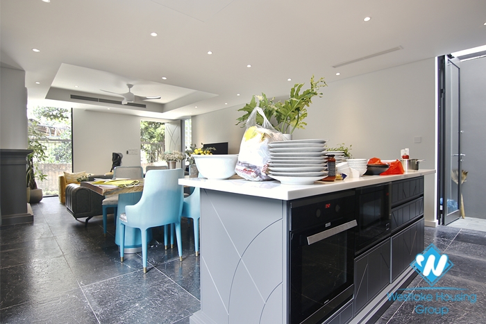 The newest house on the market is carefully prepared by the owner for every detail for rent in Ngoc Thuy Long Bien